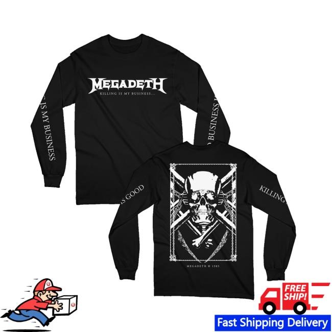 Megadeth Merch Store Shop Killing Is My Business Unisex Sweatshirt - Good Tee Store