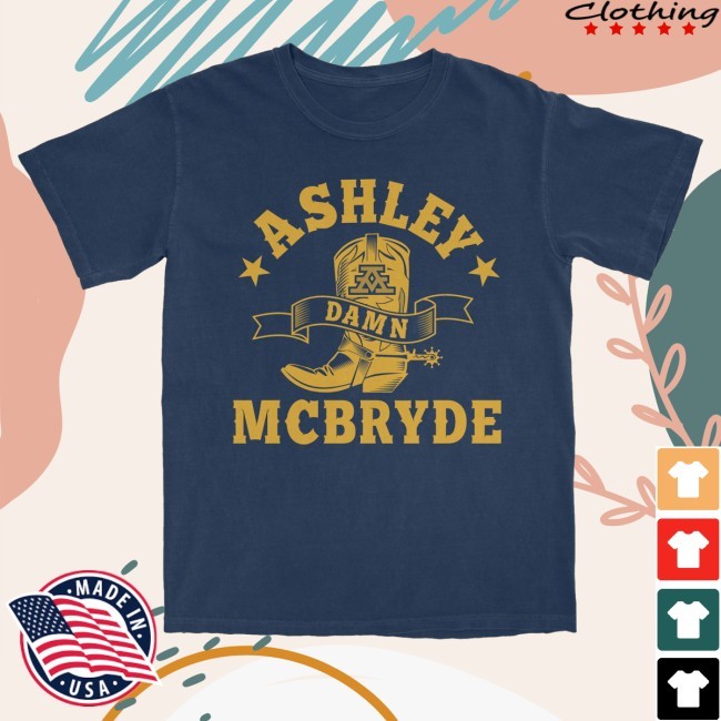 Trending Ashley Mcbryde Merch Navy Boot Sweatshirt - Good Tee Store