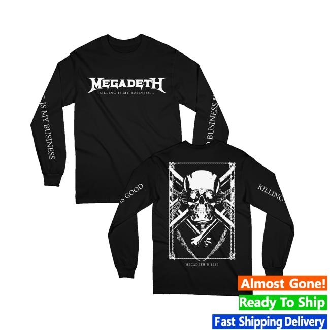Megadeth Merch Store Shop Killing Is My Business Unisex Sweatshirt - Good Tee Store