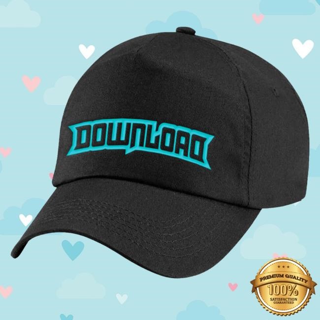 Trending Download Festival Merch Blue Download Logo Hats - Good Tee Store