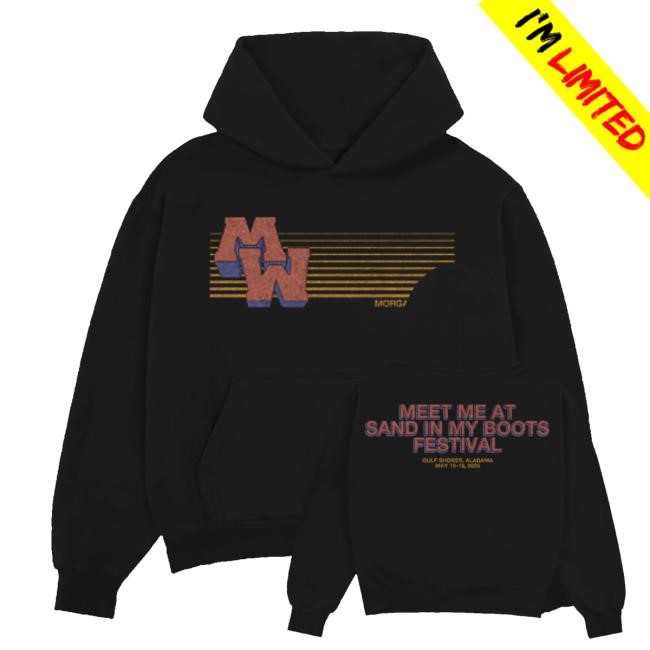 Official Morgan Wallen Merch Shop Store Meet Me At Sand In My Boots Long Sleeve Shirt - Good Tee Store