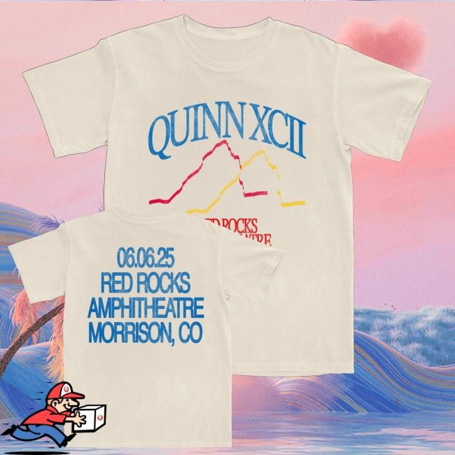 Official Quinnxcii Merch Shop Store Red Rocks 2025 New Shirt - Good Tee Store
