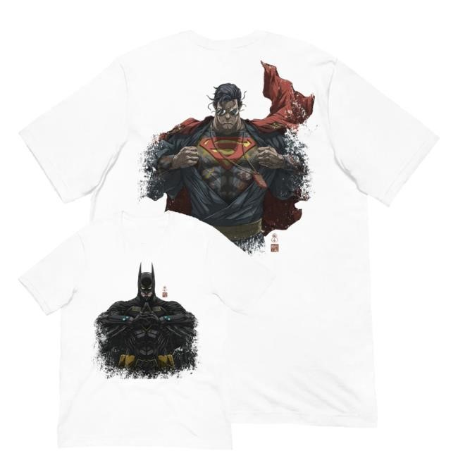 Official Dc Merch Shop Store Batman Ninja Vs. Yakuza League Batman Vs. Superman Shirt - Good Tee Store
