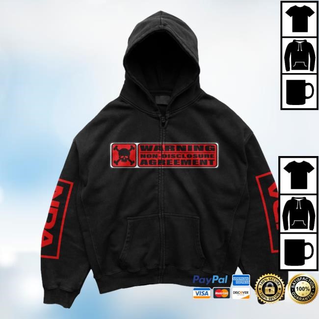 Official Trippieredd Merch Shop Store Warning Nda Tee Shirt - Good Tee Store