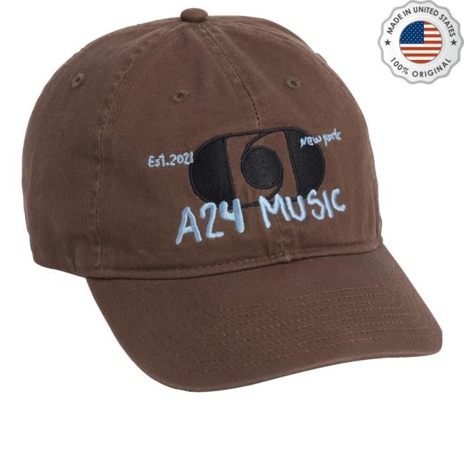 Brown A24 Music Hat A24films Merch Shop - Good Tee Store