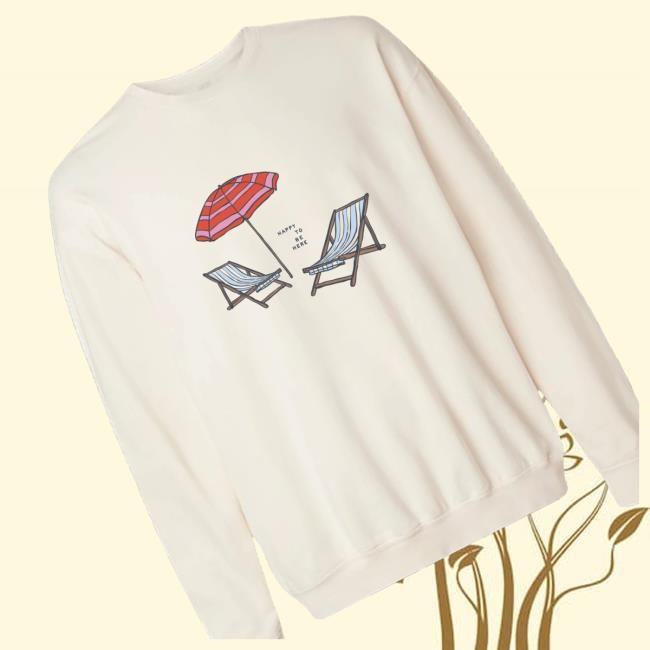Official Allie Rose Co. Merch Shop Store Happy To Be Here Classic Shirt - Good Tee Store