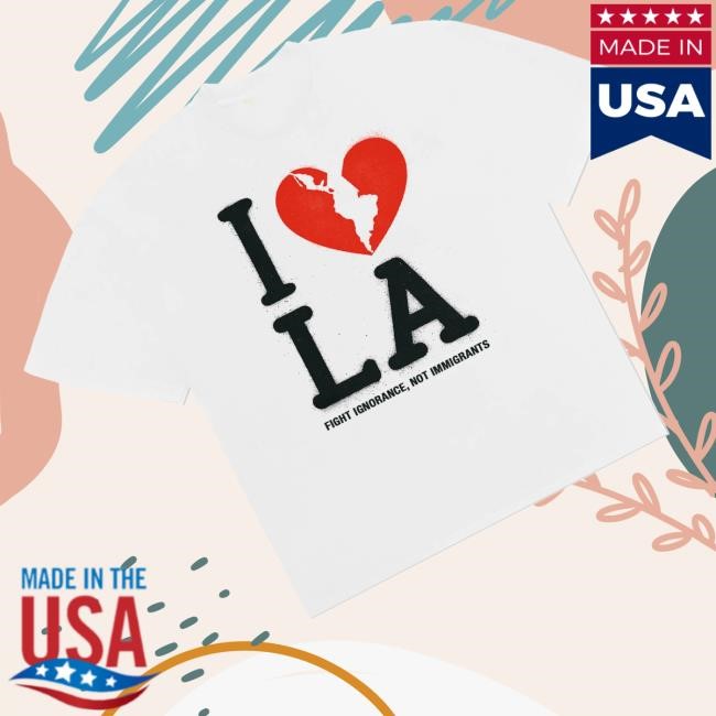 Official Menace Los Angeles Merch Shop Store I </3 La Shirt - Good Tee Store