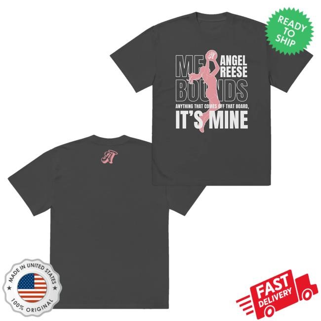 Trending Angel Reese Merch Angel Reese Mebounds Silhouette Oversized Long Sleeve Shirt - Good Tee Store