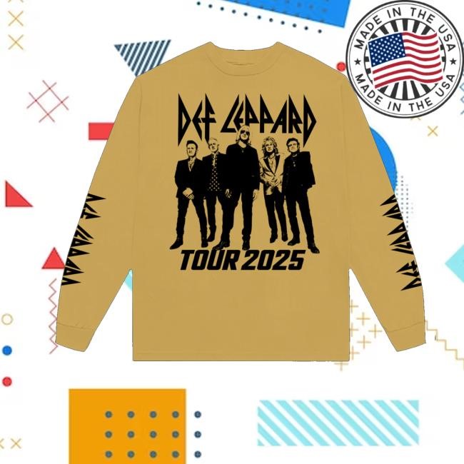 Def Leppard Merch Summer Tour 2025 T-Shirt  Hoodie  Tank Top  Sweater And Long Sleeve T-Shirt - Good Tee Store