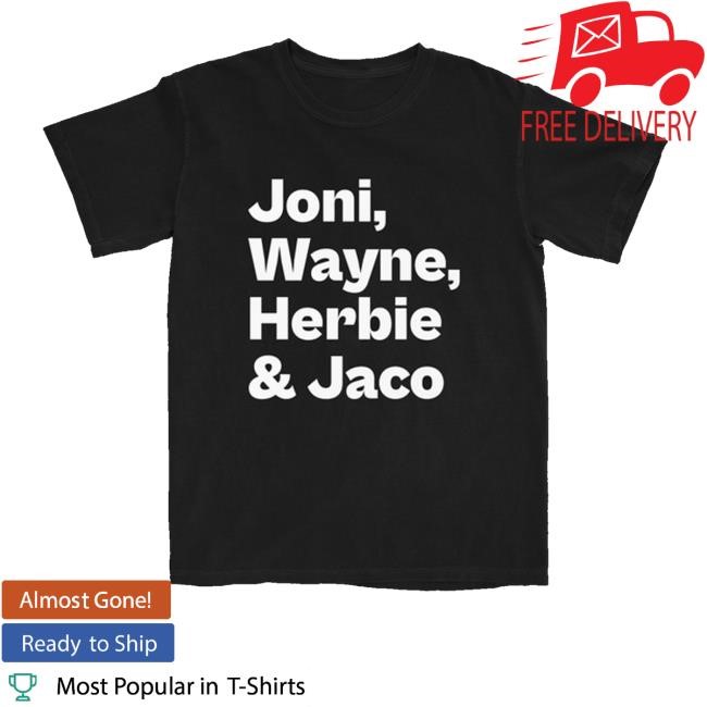 Joni Mitchell Merch Joni  Wayne  Herbie & Jaco Sweater - Good Tee Store