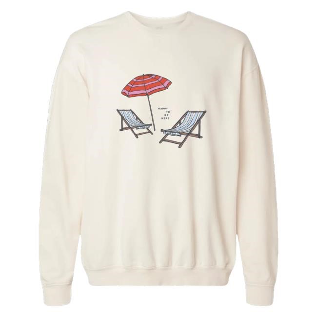 Official Allie Rose Co. Merch Shop Store Happy To Be Here Classic Shirt - Good Tee Store