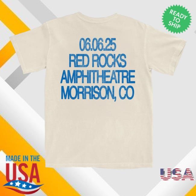 Official Quinnxcii Merch Shop Store Red Rocks 2025 New Shirt - Good Tee Store