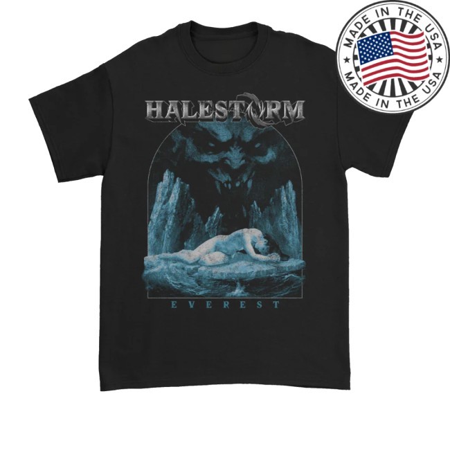 Halestorm Merch Store Everest Tracklist Tee Shirt - Good Tee Store