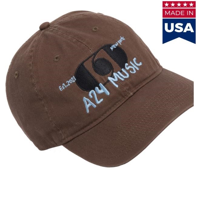 Brown A24 Music Hat A24films Merch Shop - Good Tee Store