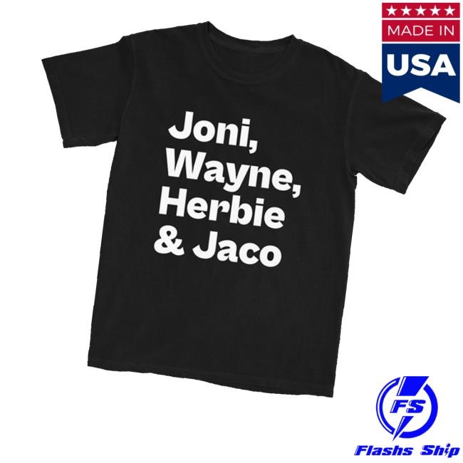 Joni Mitchell Merch Joni  Wayne  Herbie & Jaco Sweater - Good Tee Store