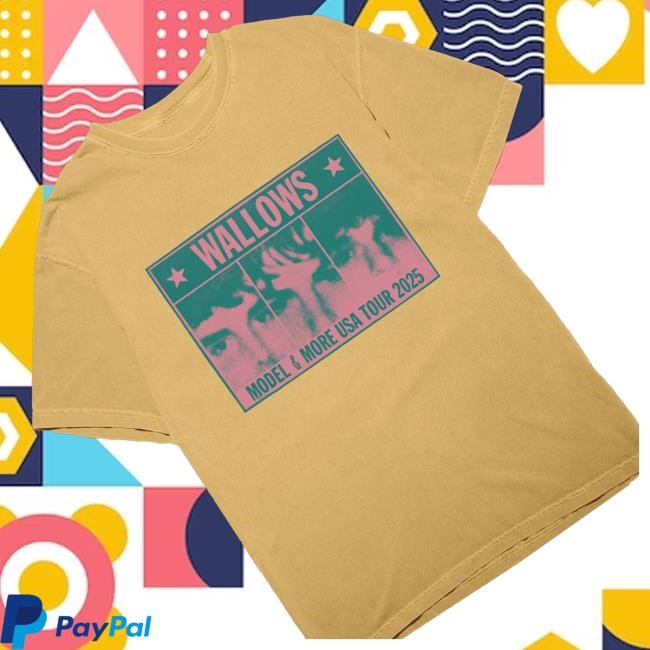 Official Wallows Colorblock Faces Sweatshirt - Good Tee Store