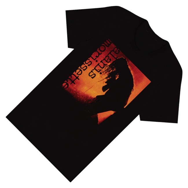 Alanis Morissette Merch Alanis Orange Silhouette Black Sweatshirt - Good Tee Store