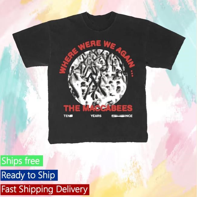 The Maccabees Merch The Maccabees Where Were We Again Unisex Sweatshirt - Good Tee Store