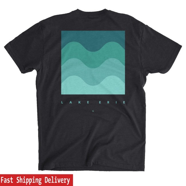 Official Erie Apparel Merch Lake Erie Waves Long Sleeve Shirt - Good Tee Store