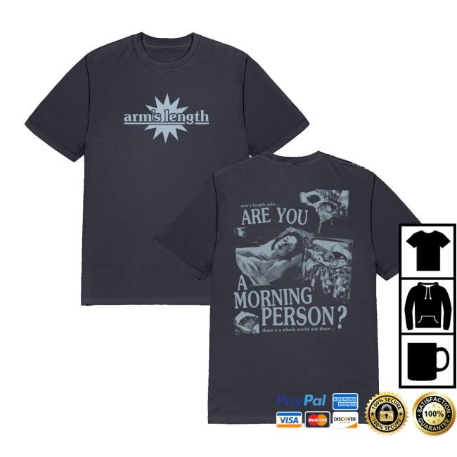 Armslength Merch Store Shop Morning Person Sweatshirt - Good Tee Store