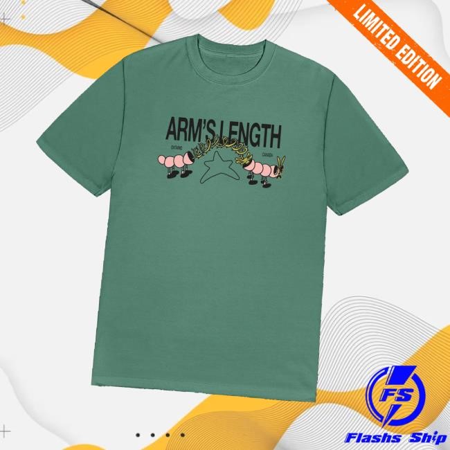 Armslength Shop Mustache Worm Tee Shirt - Good Tee Store