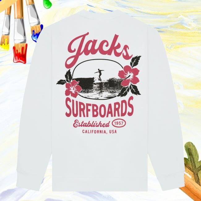 Official Jacks Surfboards Merch Shop Store Tip Toe Summer Series New Shirt - Good Tee Store