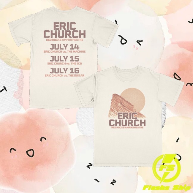 Red Rocks Event Tee Eric Church Merch Store - Good Tee Store