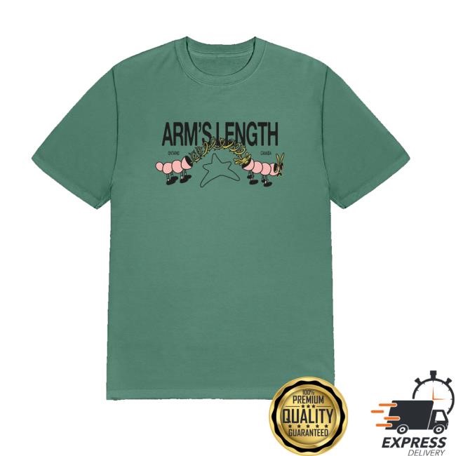 Armslength Shop Mustache Worm Tee Shirt - Good Tee Store