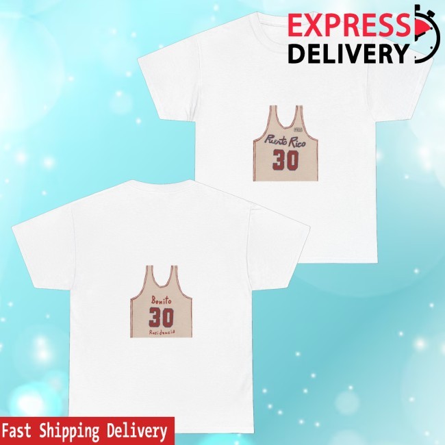 Trending Bad Bunny Dtmf Merch Puerto Rico Jersey White Funny Shirt - Good Tee Store