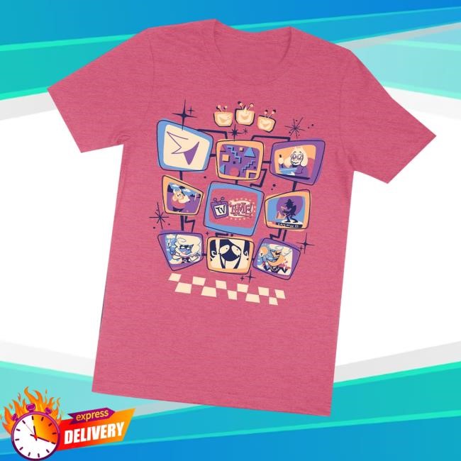 Fangamer Merch Store Shop Deltarune Tv Time T-Shirt  Hoodie  Tank Top  Sweater And Long Sleeve T-Shirt - Good Tee Store