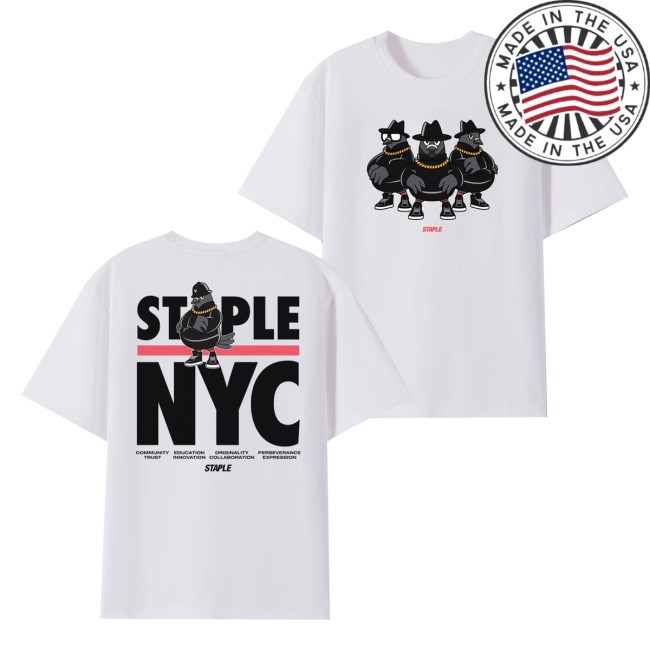 Trending Staple Merch Run Nyc Sweatshirt White - Good Tee Store