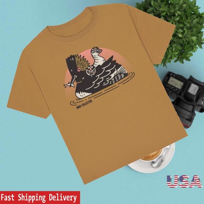 Official Bird Collective Merch Shop Store Eared Grebe Boxy Long Sleeve Shirt - Good Tee Store