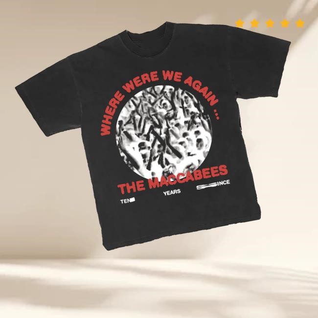 The Maccabees Merch The Maccabees Where Were We Again Unisex Sweatshirt - Good Tee Store